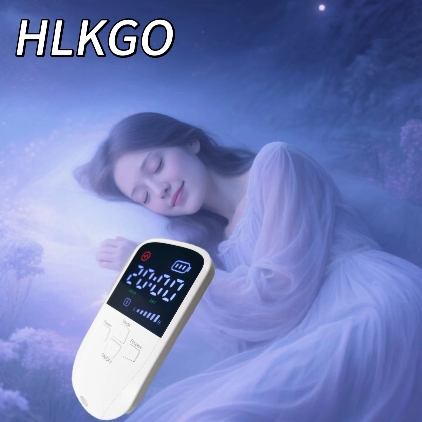 

Professional CES & Vagus Nerve Stimulation Combo Therapy Device Wearable Ear Clip for Better Sleep, Stress Relief, Mood Enhancem