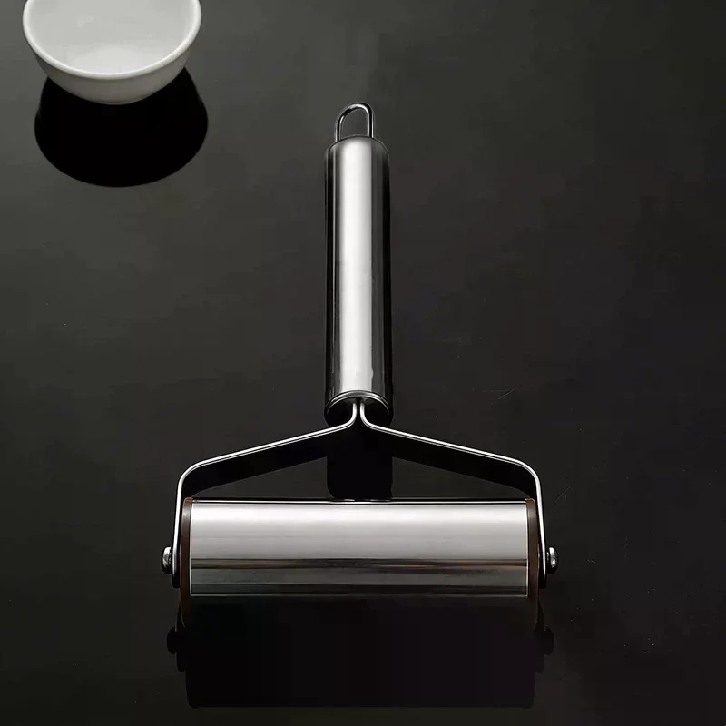 Stainless Steel Double Head Rolling Pin Non-stick Dough Pastry Roller Kitchen Dumplings Machine Noodles Pizza Pies Baking Tools