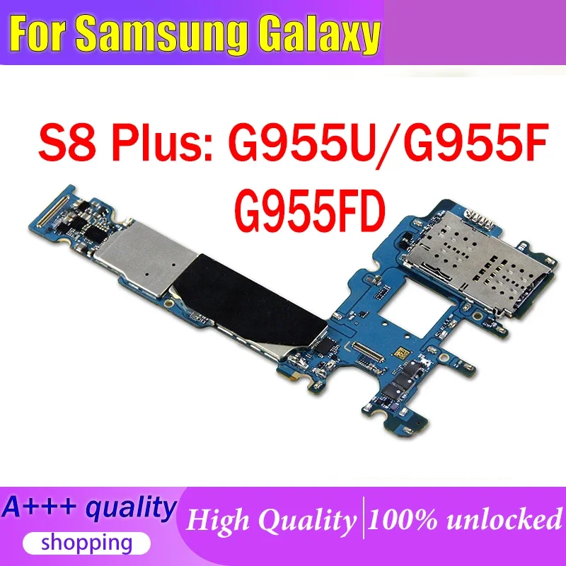 For Samsung Galaxy S8 / S8 Plus Motherboard Single Dual Sim G955U G955F G955FD G950U G950F G950FD Mainboard Logic Board