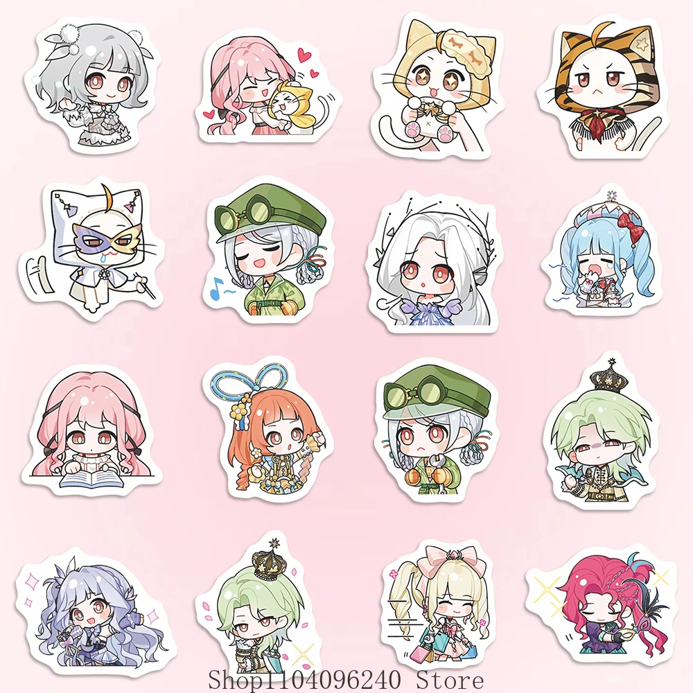 إنفينيتي نيكي تأثيري أنيمي ملصقات الديكور المحمول الهاتف حقيبة دفتر التسمية القرطاسية ملصقا