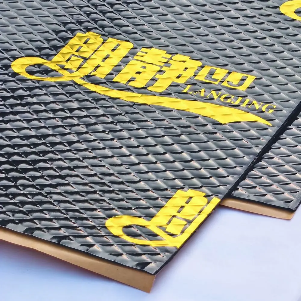 Car Noise Reduction Insulation Sheet Butyl Rubber Sound Deadener Automotive Door Chassis Vibration Dampening Mat