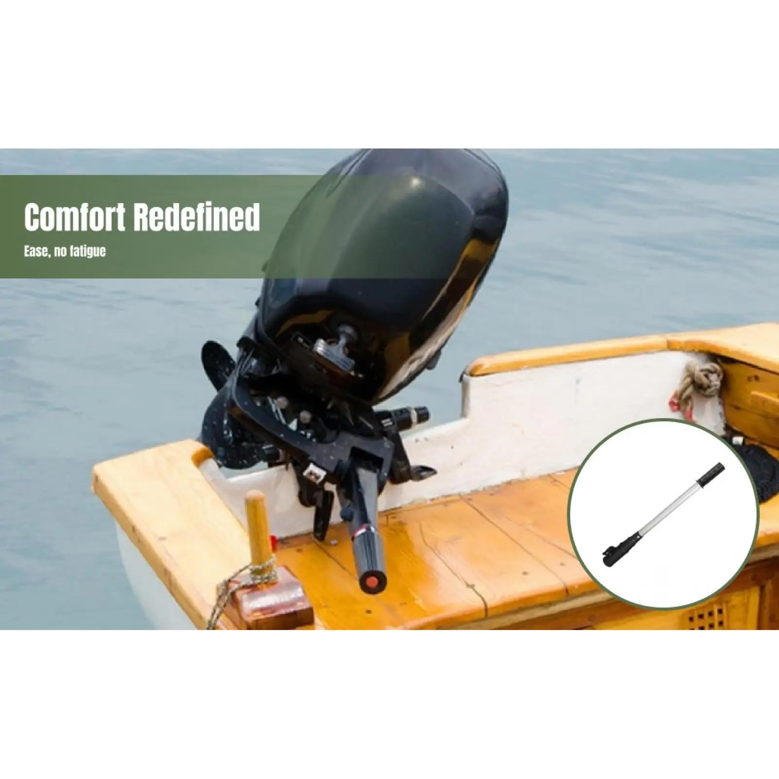 Tiller Motor Extension Handle Throttle Control Sturdy High Replacement for Outboard Extended Handle