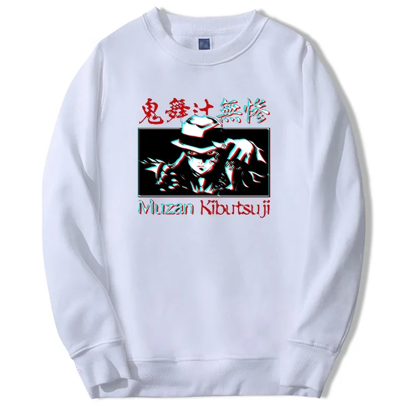 anime hoodies sweatshirt men tanjirou figure Mangas 2024 New sweatshirts fleece round neck loose moletom sportswear