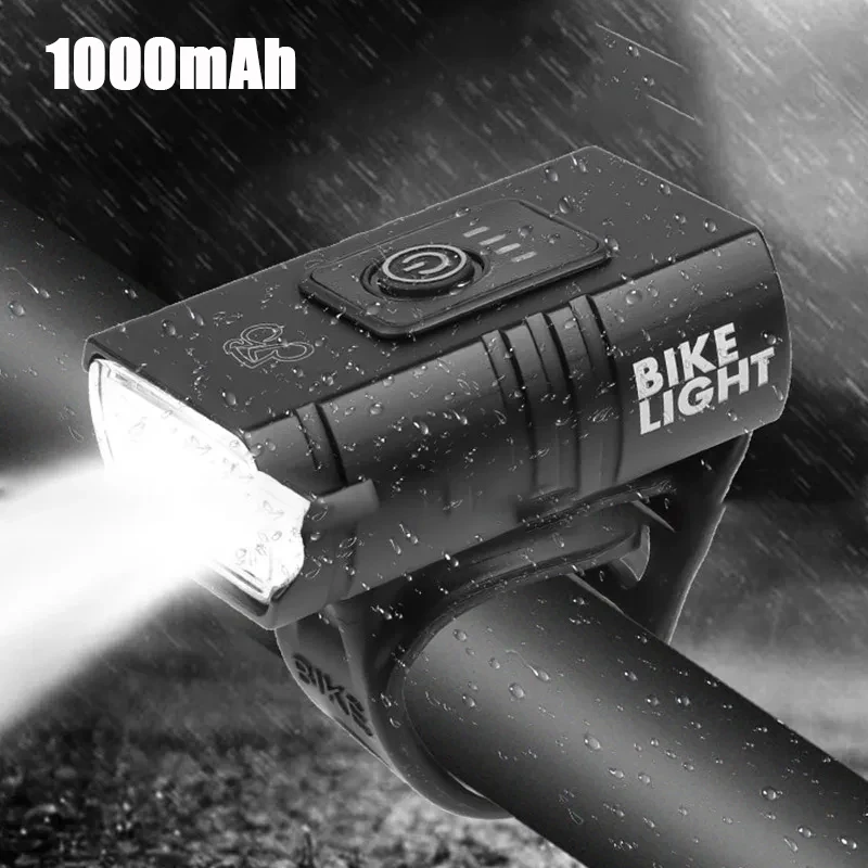 BUCKLOS Bright Bicycle Light 5 LED Front USB Charging MTB Mountain Bicycle Lamp 3000LM Bike Headlight Scooter Flashlight Light