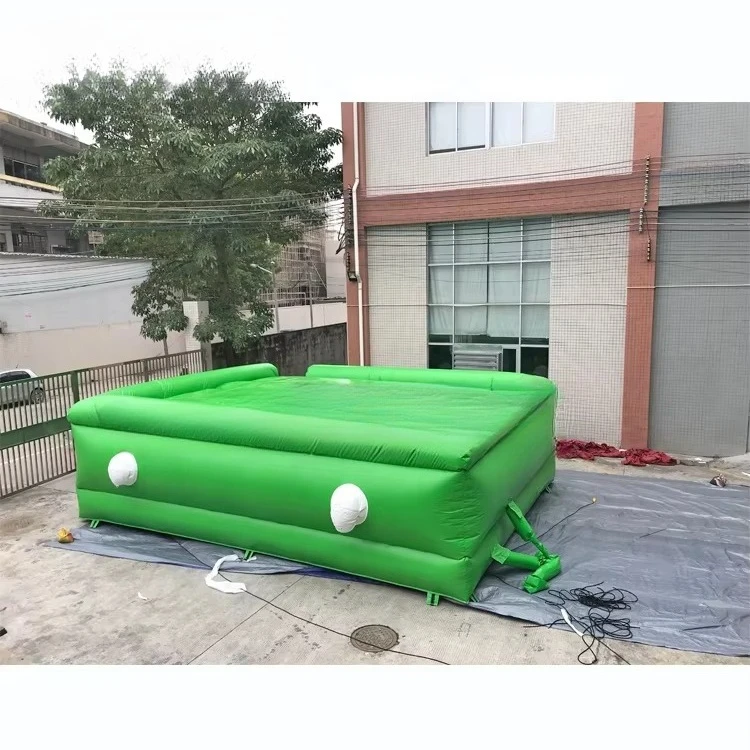 High quality safety inflatable freestyle floor airbag winter sports skiing snowboarding inflatable stunt jumping airbag