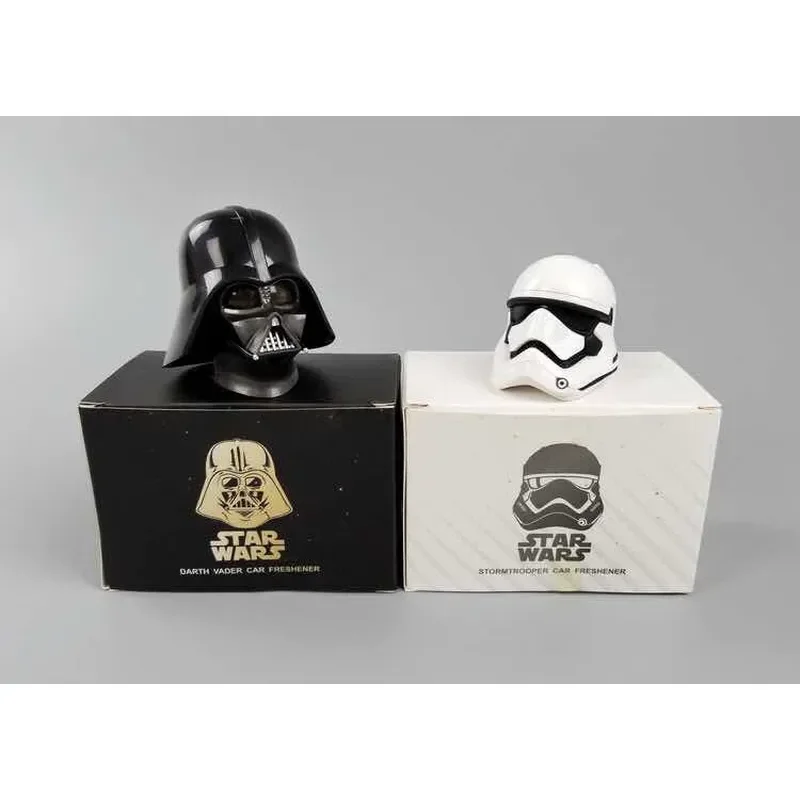 在庫あり-starwar-スターウォーズ-車用アロマセラピー-ダースベイダー-白兵ヘルメット型-エアフレッシュナー-デコレーション