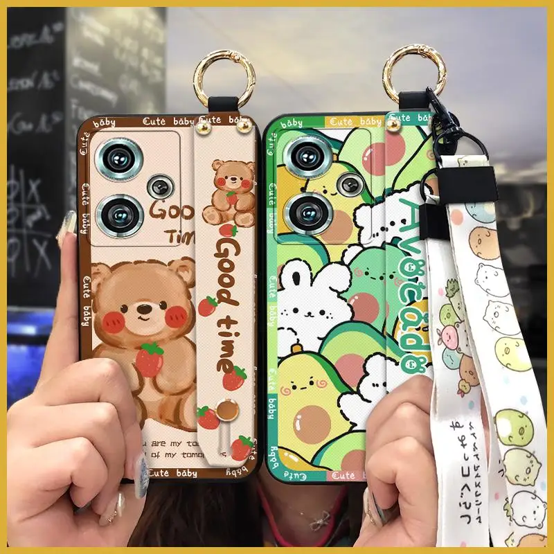 phone cover Wrist Strap Phone Case For ZTE Nubia Z50 Fashion Design Cute mobile phone case Lanyard phone protector ring