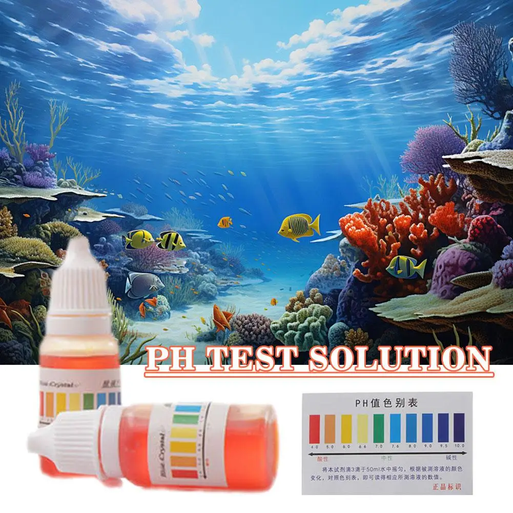 PH Reagent Test Liquid Aquarium Water Quality PH Multifunctional Convenient Detection Solution Precision A5M2