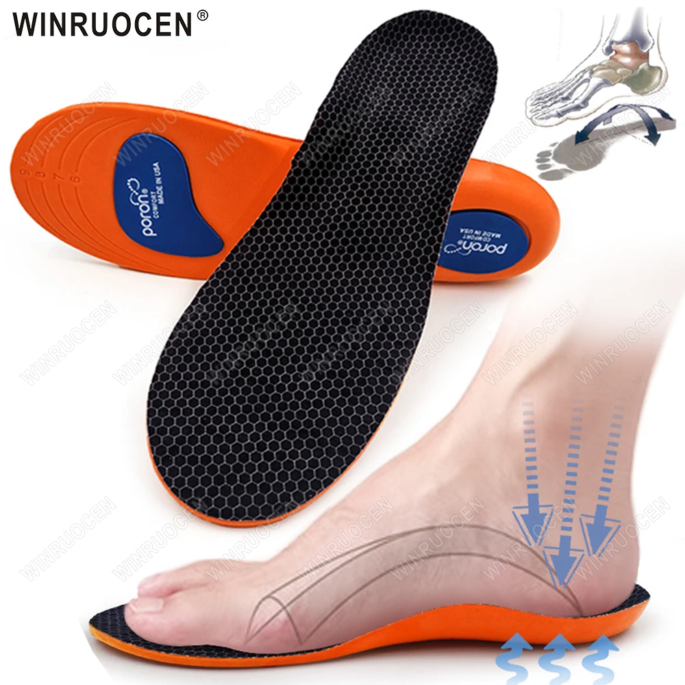 

Sport Running Orthopedic Insoles for Feet Men Women EVA Breathable Shock Absorption Shoes Cushion for Basketball foo tCare Pads