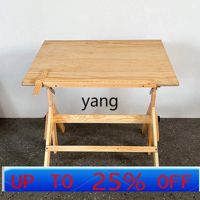 LMM  art special liftable easel workbench studio cartoon wooden