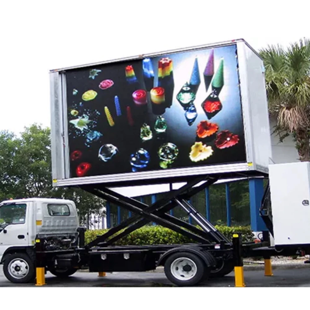 P6 عالية السطوع LED مركبة مقاوم للماء توفير الطاقة 4K الإعلان في الهواء الطلق تصنيف IP65 عالي التباين لرسومات الرسوم المتحركة #2