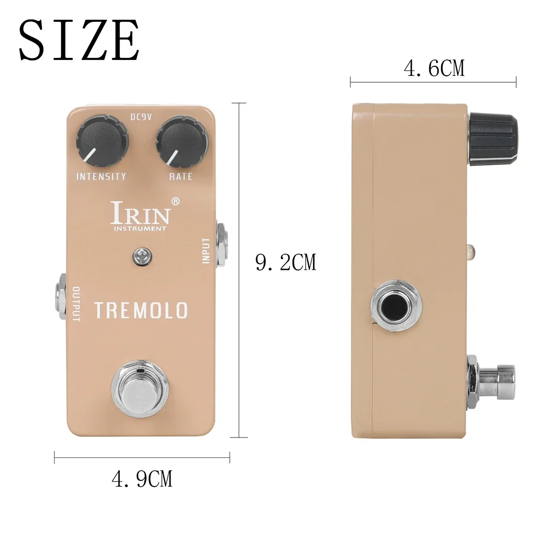  IRIN RS-09 اهتزاز تأثير الغيتار دواسة الرجعية الاهتزاز القديم مُضخّم صوت تأثيرات صحيح تجاوز الدواسات الغيتار الكهربائي الملحقات #3