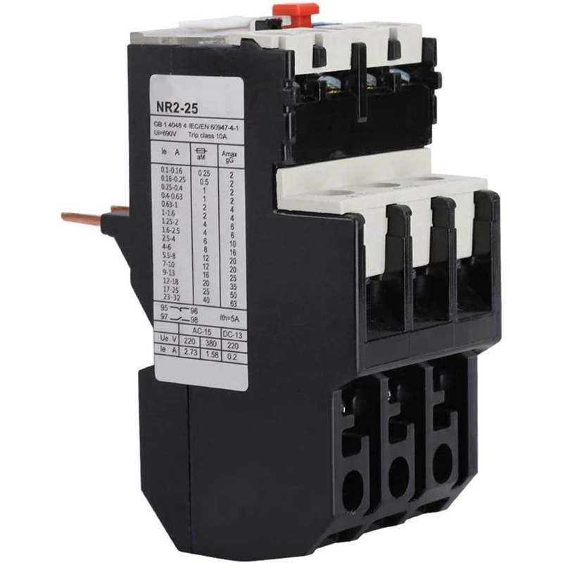 A39Q-NR2-25 Professional Thermal Overload Relay Electric Thermal Relay With Adjustable Motor (17-25A)