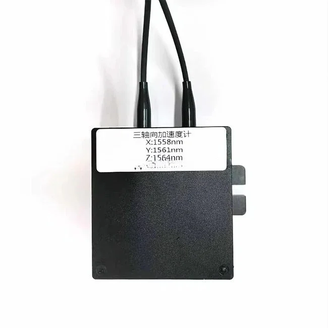 Three-Axis Fiber  Shift Accelerometer Engineering Structures Vibration Sensor for Precision Measurement