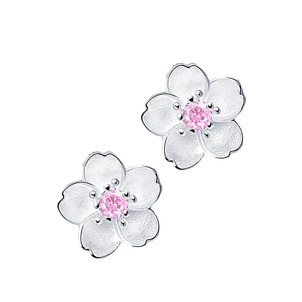 

Sterling Silver Earrings Fashion Ear Stud Women Jewelry Light Weight Rust Resistance Exquisite Dangler Elegant