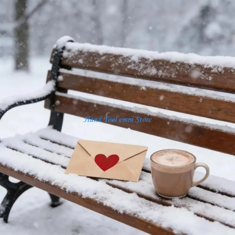 

H37F Pack of Paper Note Card Envelope Sticker Collection for Cherishing Memories