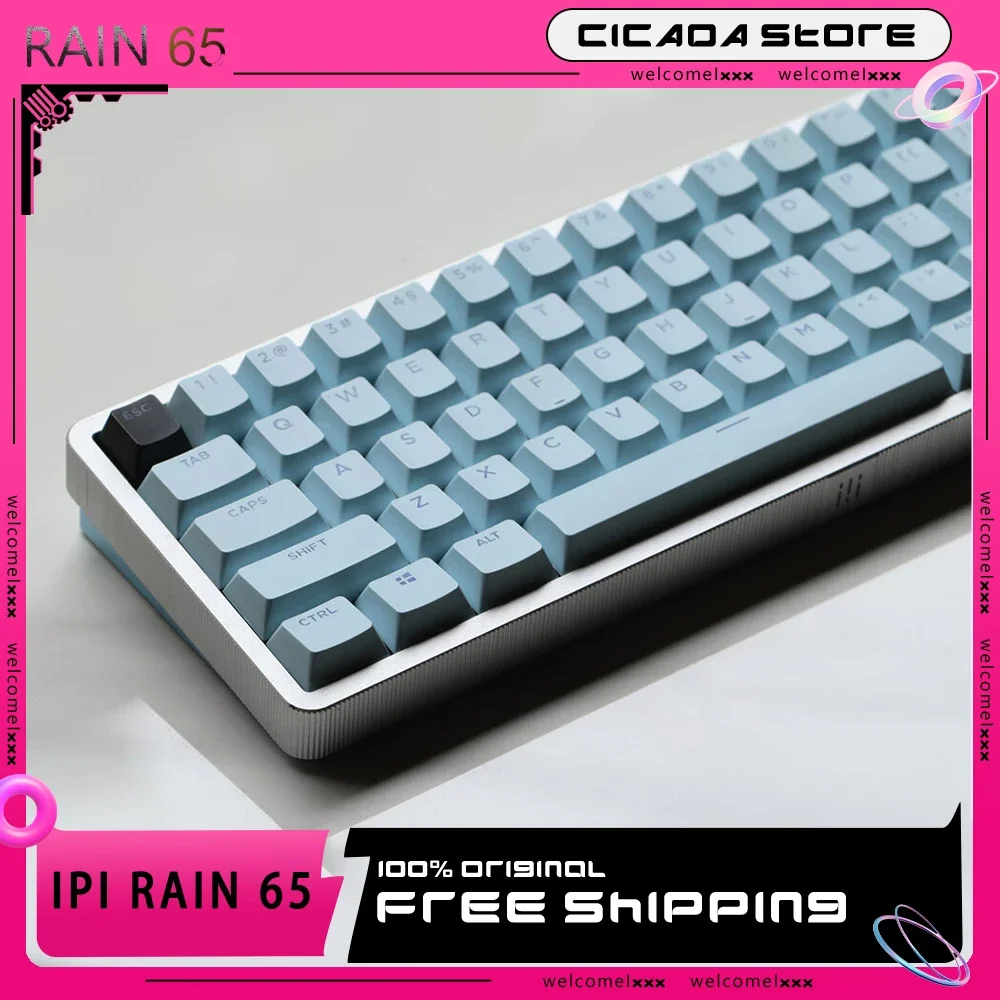 

Ipi Rain65 Mechanical Keyboard Rain 65 Mechanical Switch Keyboards Hot Swap 67keys Rgb Backlit Aluminum Custom Gaming Keyboards