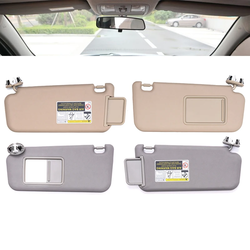 

For Toyota RAV4 2006 2007 2008 2009 2010-2013 Car Interior Sun Visor with Vanity Mirror Cover 74320-42501-B2 74310-42452-B2