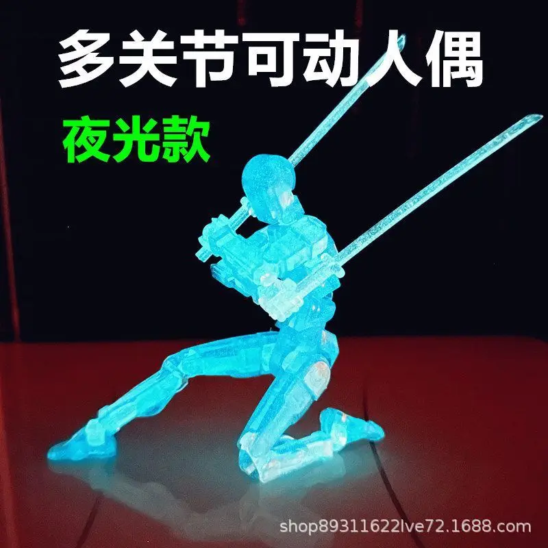 Dummy Lucky 13 Multi-articulerende Beweegbare 3D-geprinte Pop Creatief Ornament Ontspannings Speelgoedmodel voor Jongens