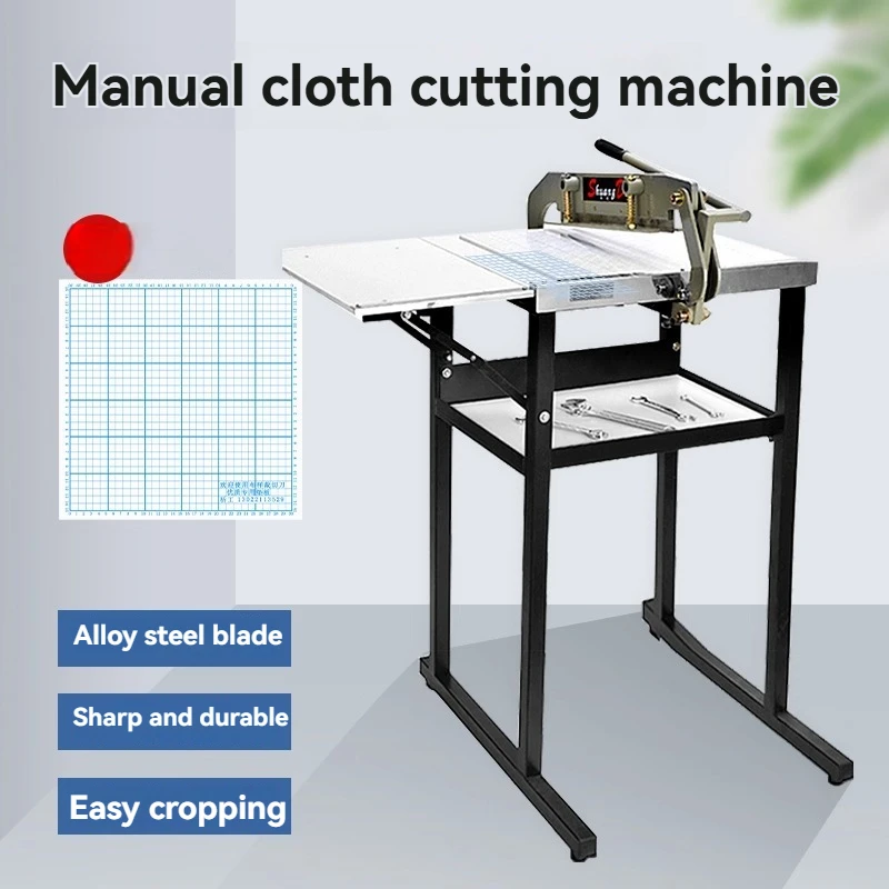 

50cm Cloth Cutting Machine Leather Trimming Manual Cloth Sample Cutter Lace Trimming Machine Backing Plate
