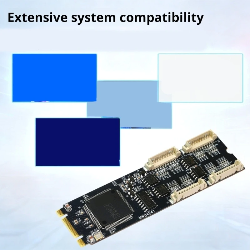 

Industrial M.2 B+M to RS422 RS485 Expansion Card Adapter WCH384 Converter for PC Industrial Automation