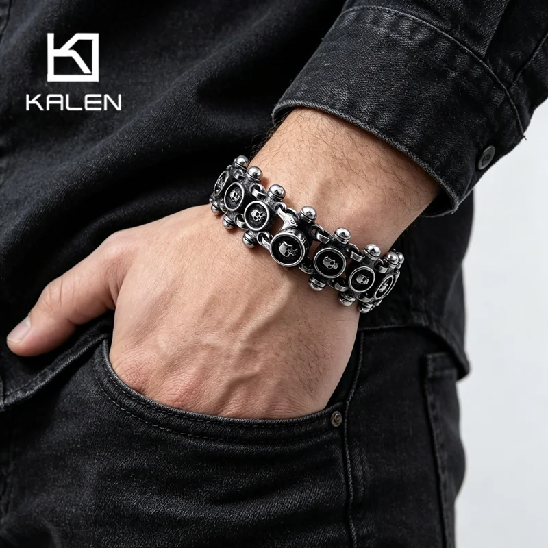 Men Accessories Bd - Браслеты KALEN в стиле панк с