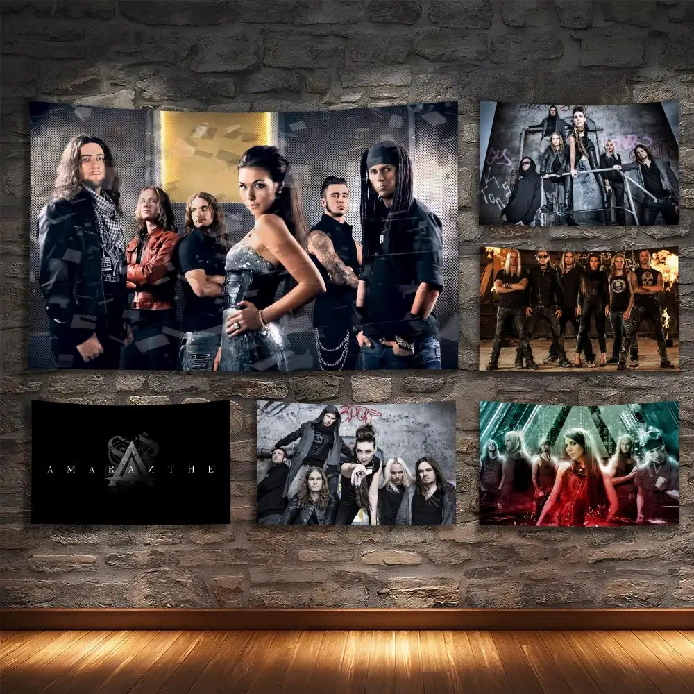 

A-AMARANTHE Rock Tapestry Custom Living Bedroom Party Dormitory interior Wall bohemian Decoration Attached clip