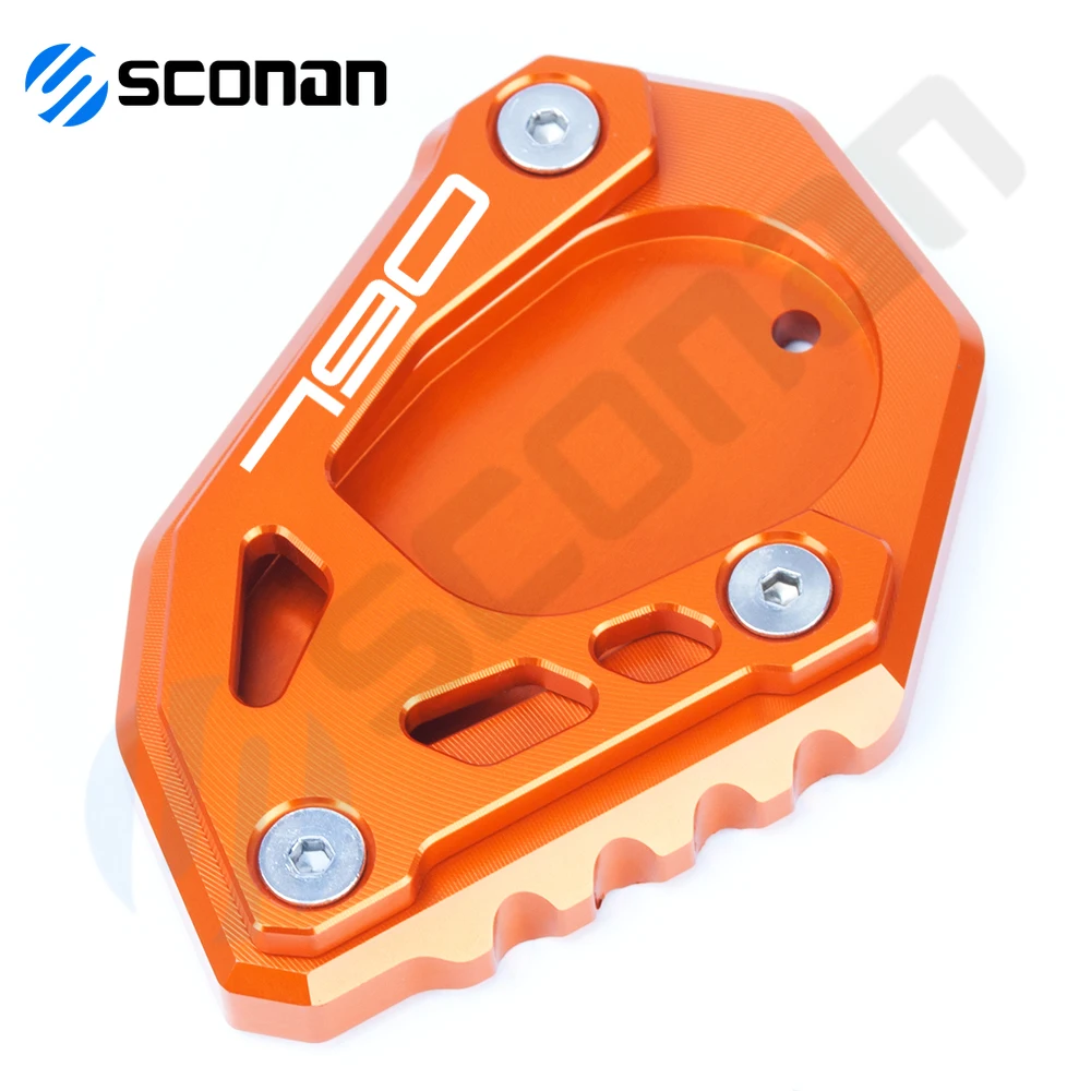 

Motorcycle Kickstand Foot Side Stand Extension Pad Support Plate For 790 Adventure 790 Adventure R 2019 2020 2021 2022