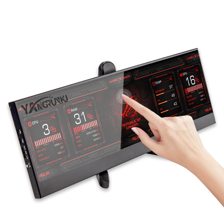 14.1 Inch Native bar LCD Portable Display Monitor Ultra HD Resolution 4k 60 hz 1200 Contrast Laptop Secondary Display