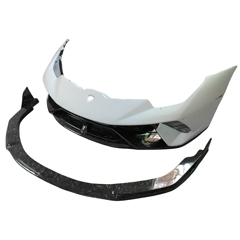 

LANOUT Used for Lamborghini Huracan LP610 580 forged carbon fiber P-style front bumper V-style front bumper edge body kit