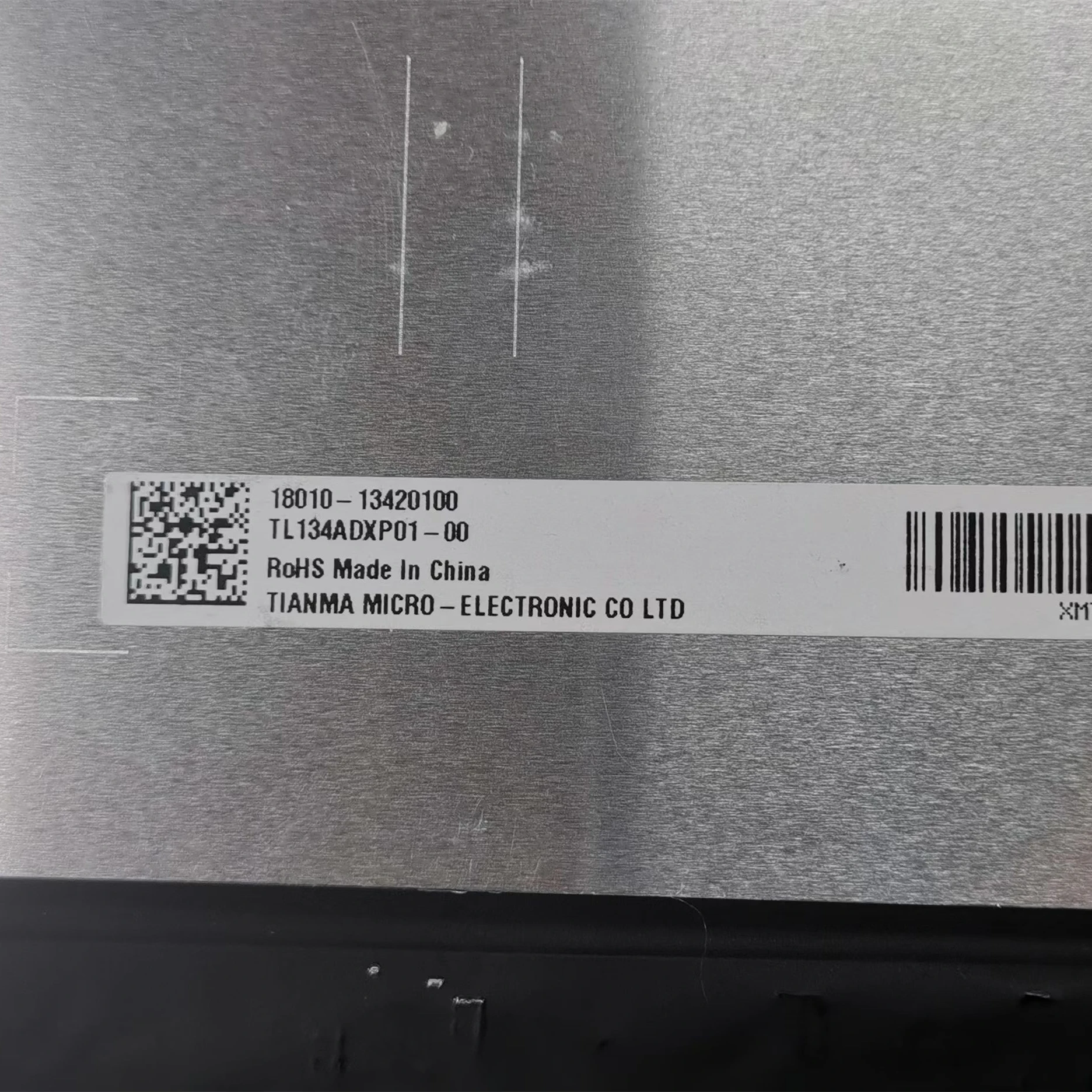 13.4 ''TL134ADXP01-00 TL134ADXP01 شاشة LCD لوحة مصفوفة EDP
