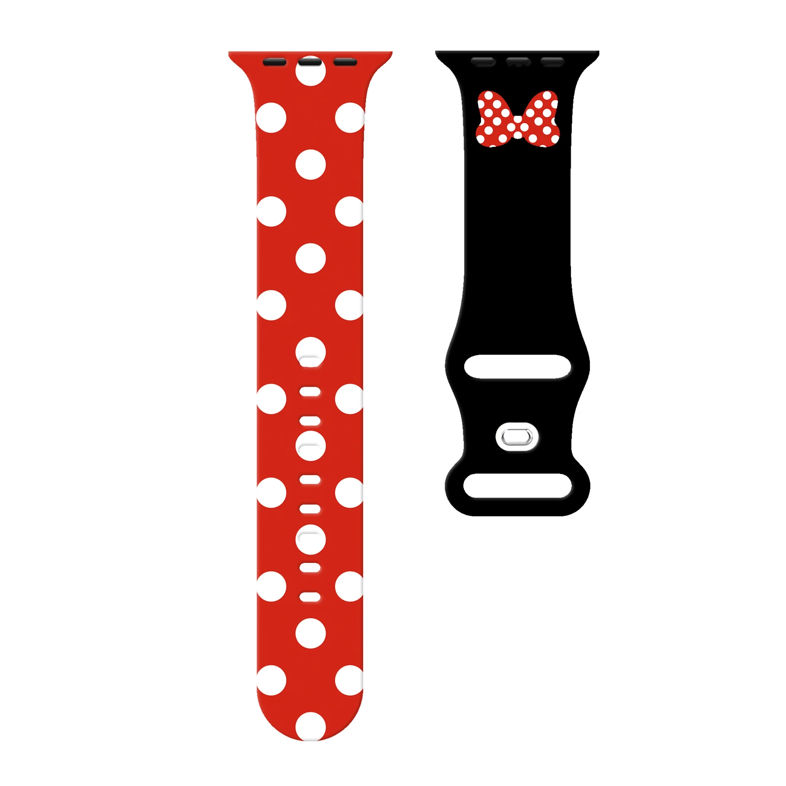 

Spot Printed Band for Apple Watch 11 10 9 8 7 SE Silicone Strap Replaceable Bracelet for iWatch 46mm 44mm 42mm 41mm Watchband