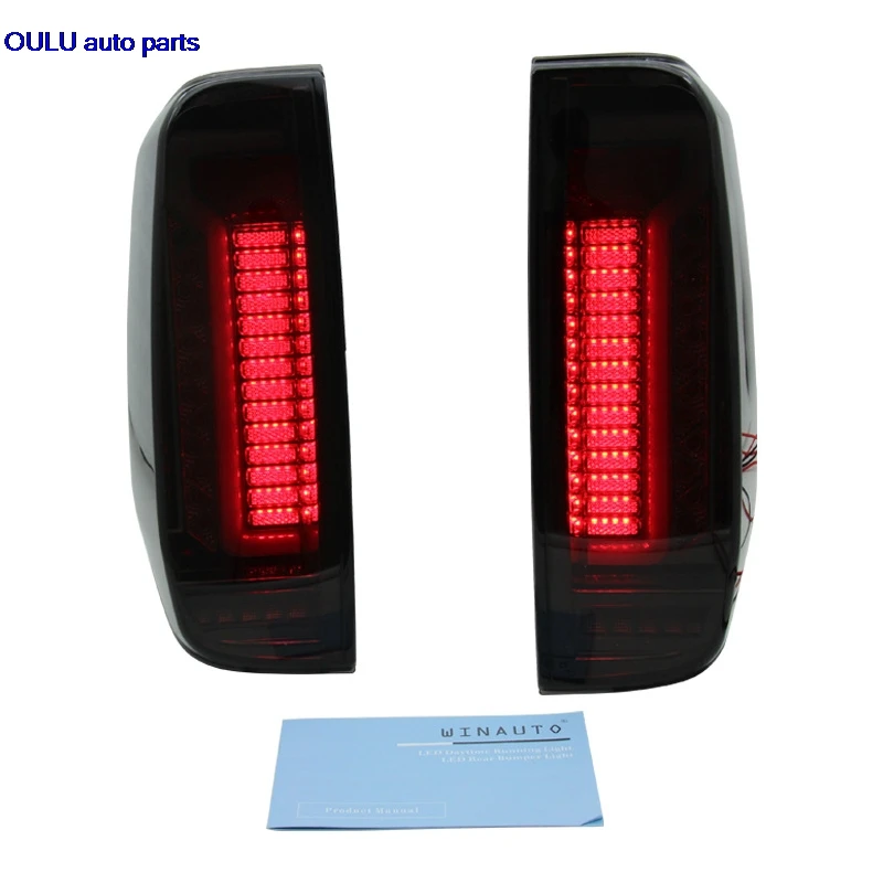 For Nissan Navara D40 2004 - 2014 Car LED Tail Light Assembly Brake Light Reversing Light Dynamic Turn Signal Auto Accessories