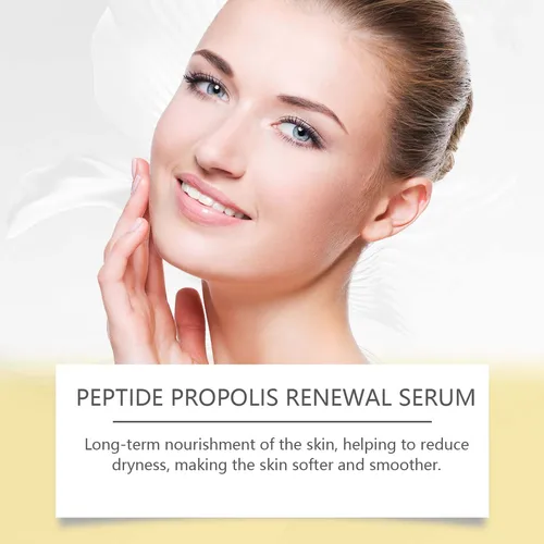 Imagen 2 del producto Suero facial de propóleo péptido, Reduce la sequedad, reafirmante, levantamiento, antirugidez, renovación, suavizante, reparación nutritiva, esencia para la piel dañada