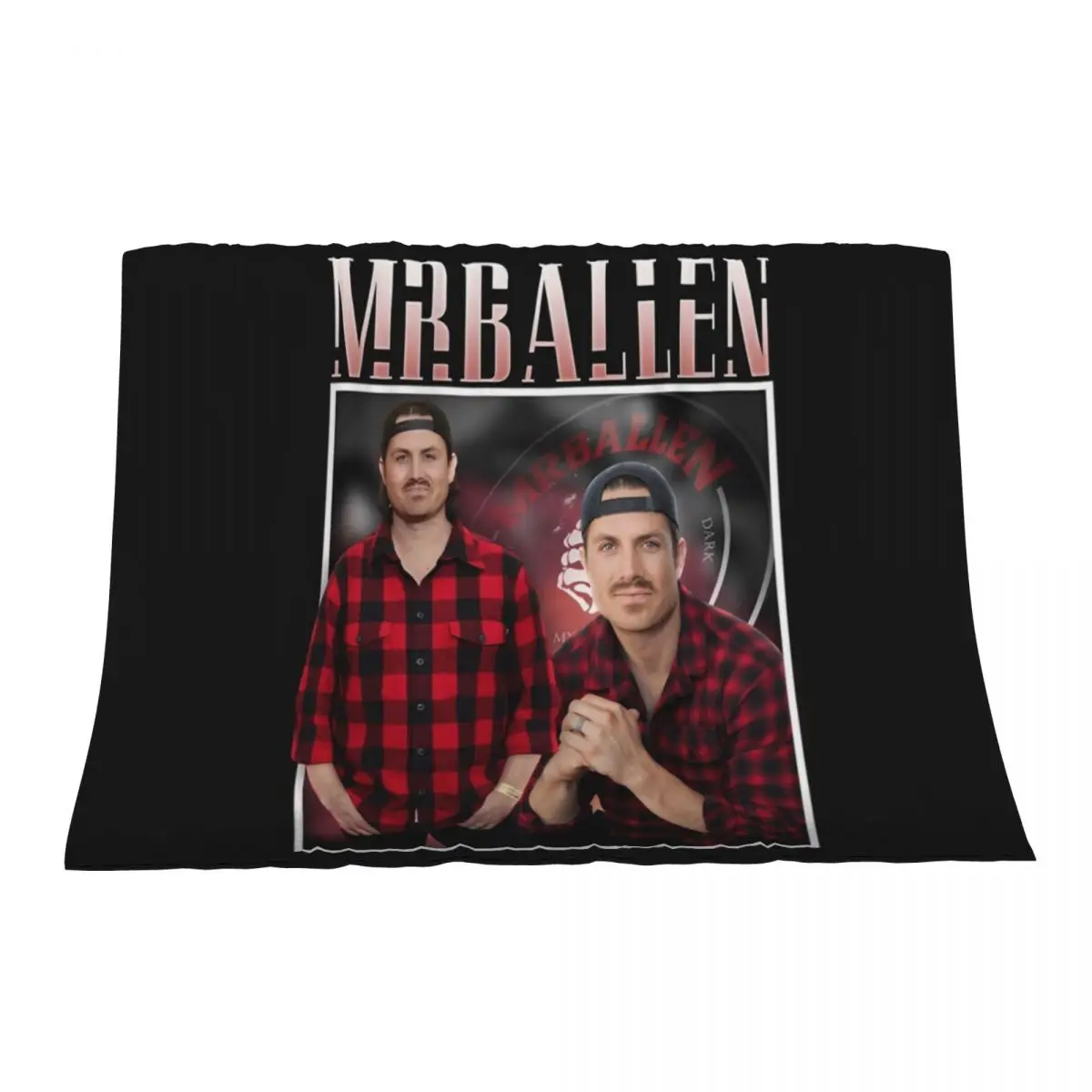 

Mrballen Vintage T Shirt Throw Blanket funny gift Travel Bed Fashionable Bed covers Blankets