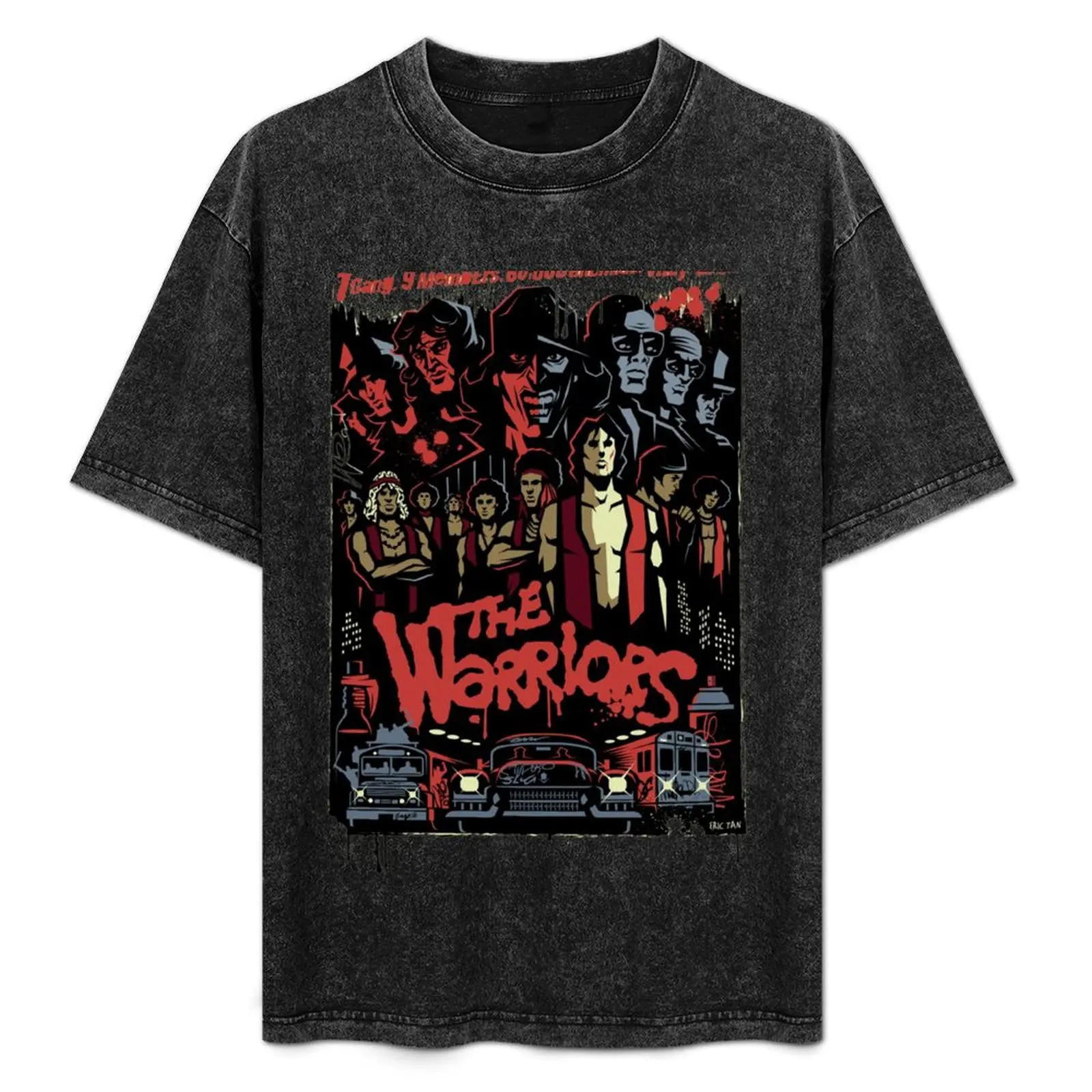 

The Warriors Poster T-Shirt sublime customizeds anime tshirt Men's t shirts