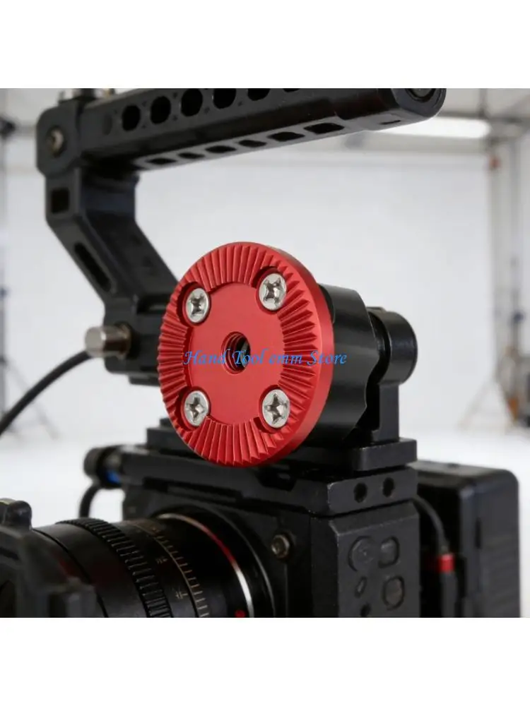 

H37F Lightweight Aluminum Gear To 1/4inch Thread Converter For Studio
