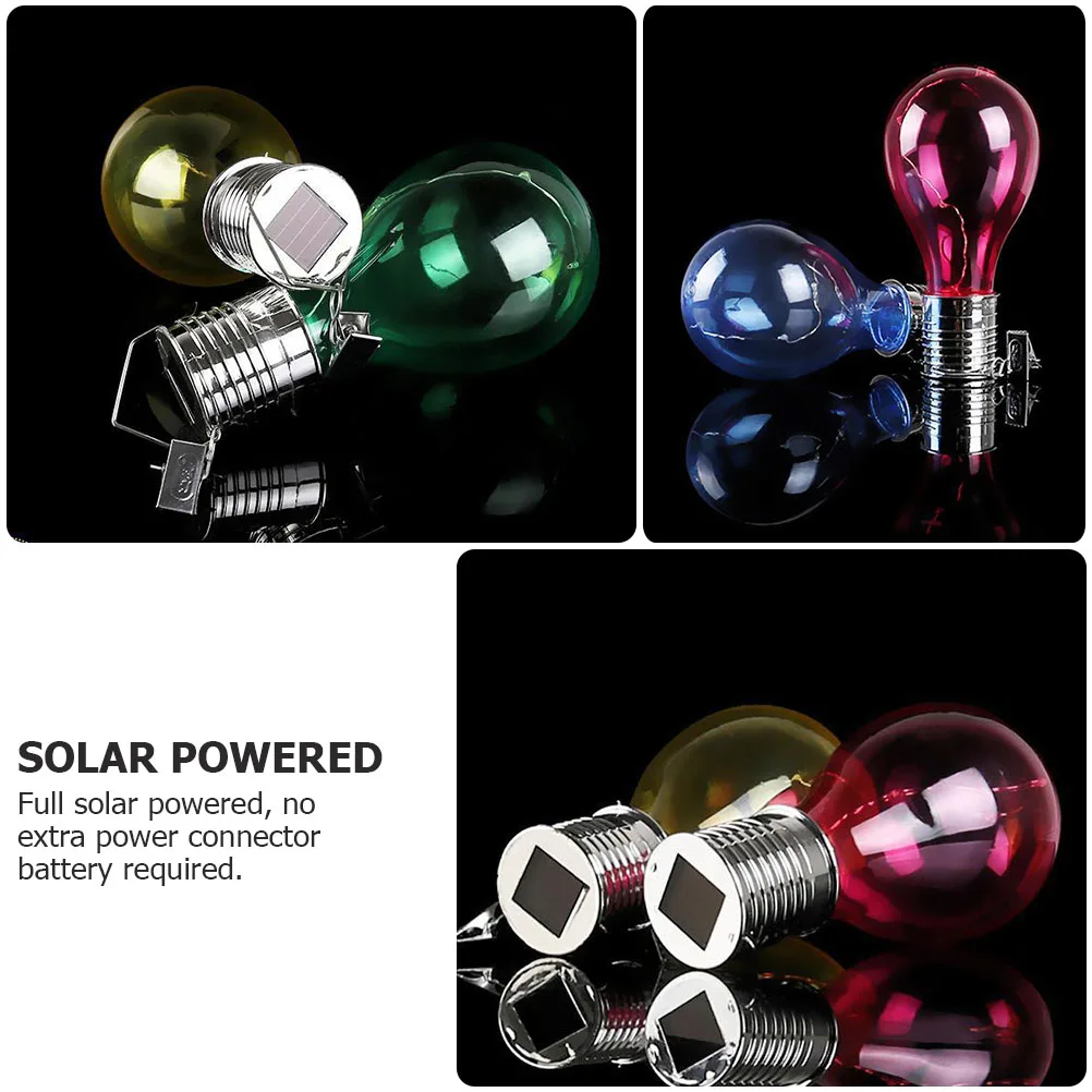 

Solar Decorative Lights Outdoor Hanging Bulb Lamps LED Christmas Garden Waterproof Solar Powered Low Consumption Durable