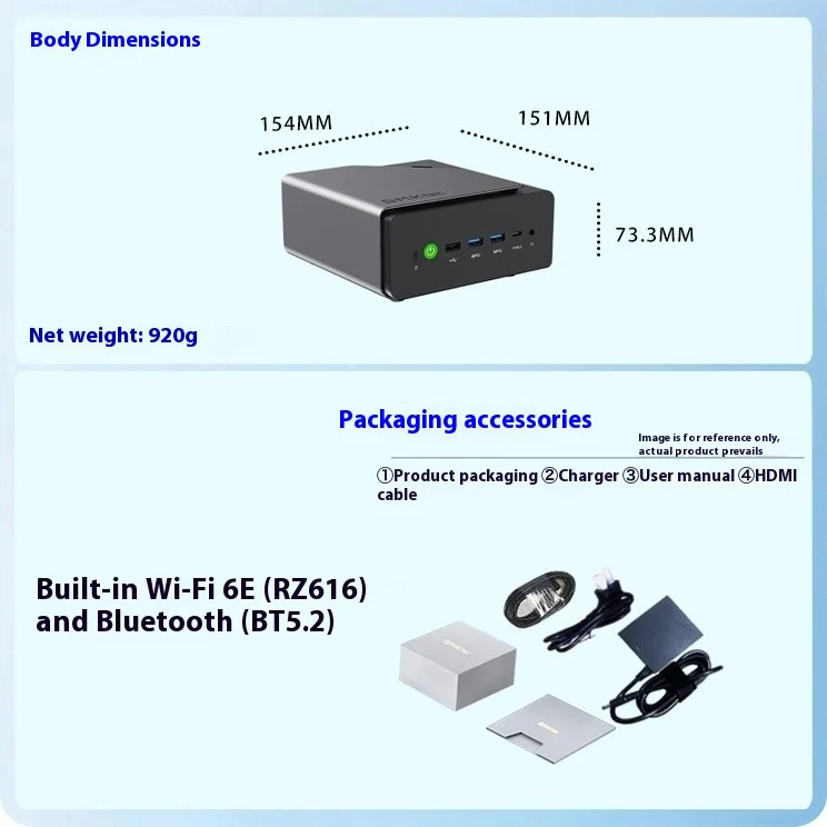 Il mini host K12 AMD R7 H255 può essere collegato esternamente con la scheda grafica RTX4060 per giochi da ufficio, host desktop a 16 thread a 8 core