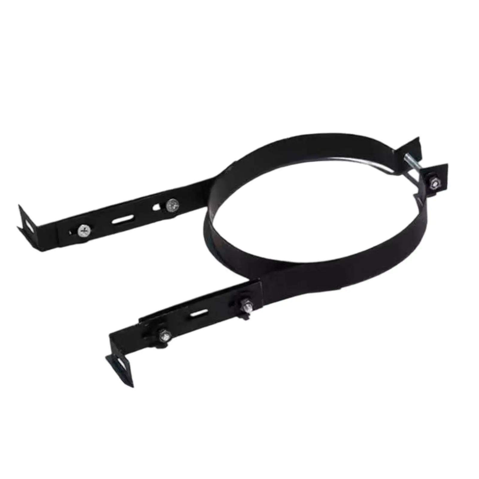 Stainless Steel Chimney Pipe Clamp Adjustable Wall Mount Bracket Flue Liner Holder Sturdy Fixing Clip for Heating Stove