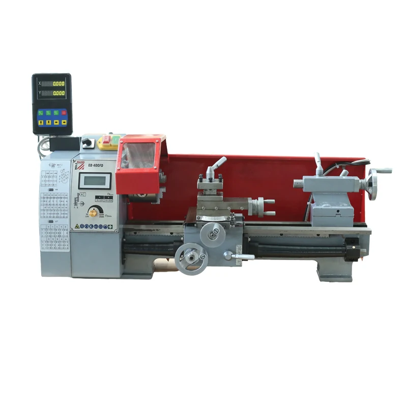 

WM210V- 2 Metal Mini Lathe Machine Turning Machine Lathe 850w 220V 2500rpm in Red