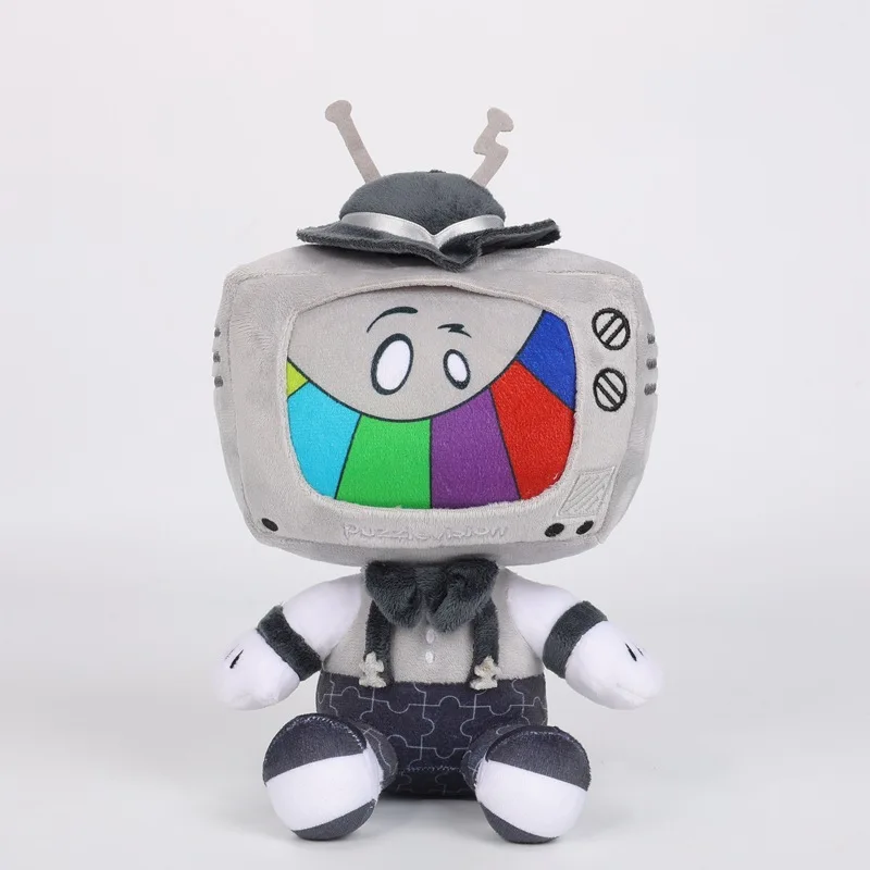 New TV host plush toy cute TV doll