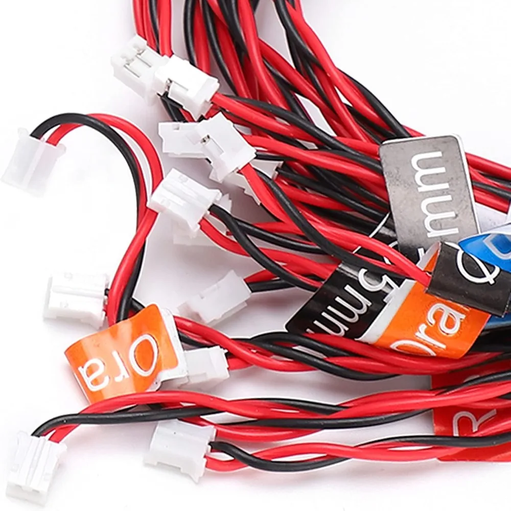 12 LED RC Car Lighting Kit 5 Operation Modes Smart Simulation RC Truck Led Lights 4.8-6V DC RC Vehicle Headlights