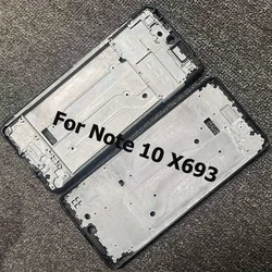 For Infinix Note 10 X693 Housing Middle Frame LCD Bezel Plate Panel Chassis Repair Parts