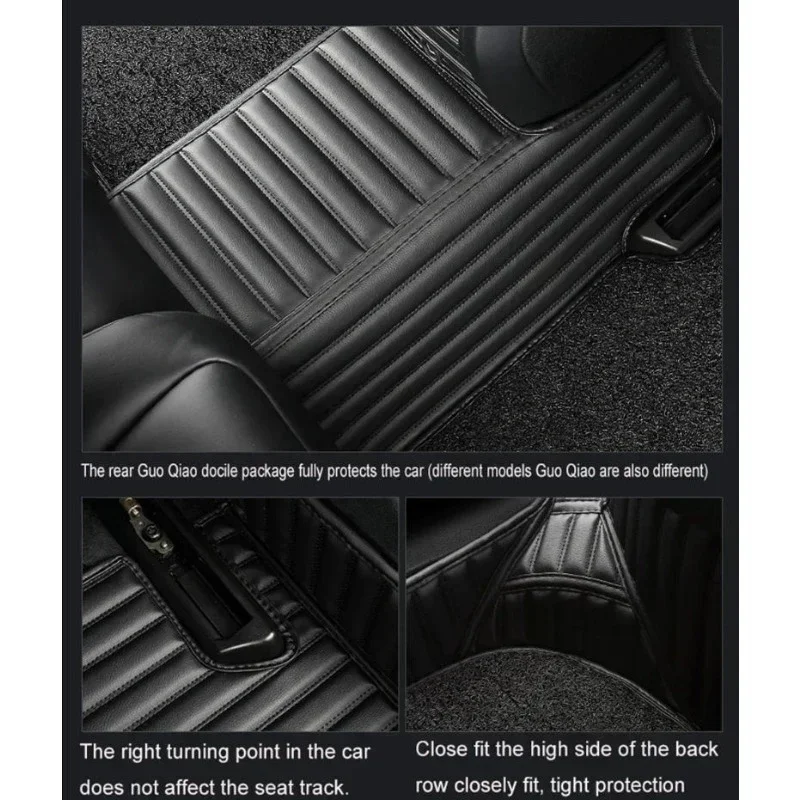 الفاخرة ذات الطابقين التغطية الكاملة الحصير سيارة لفولكس واجن Vw كورس جولف 5K جولف للتحويل جولف سبورتسفان اكسسوارات السيارات #3