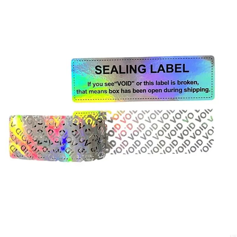 

100Pcs Anti Tamper Evident Label Security Sticker Set That Show Void When Removed For High Value Product Sealing K1KF