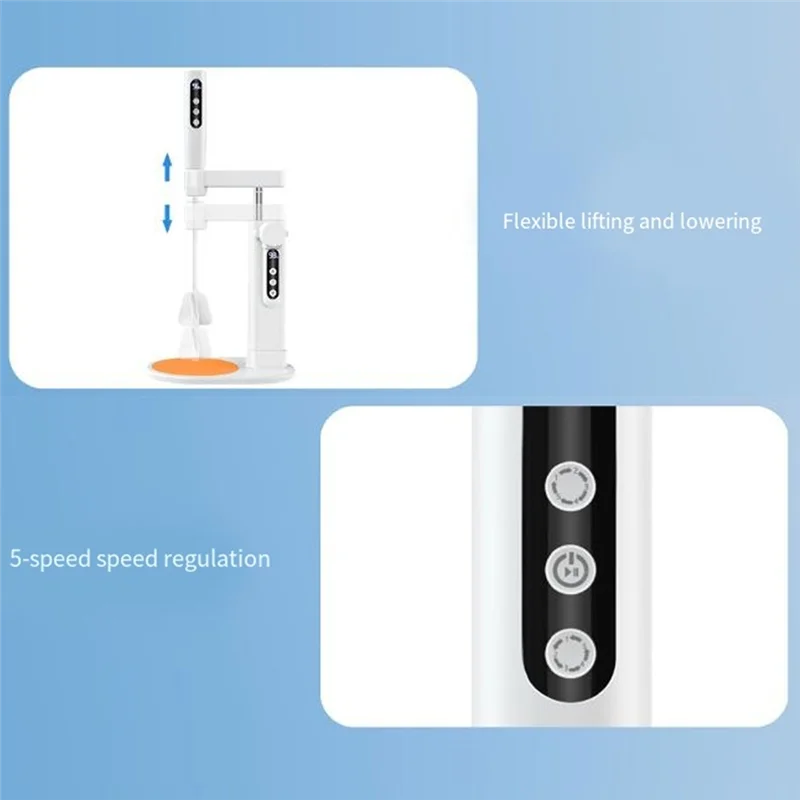 

SHGO-Electric Resin Mixer With Bracket Rechargeable Epoxy Resin Mixer With Hands-Free Resin Mixer Bracket, Soap Making, Etc