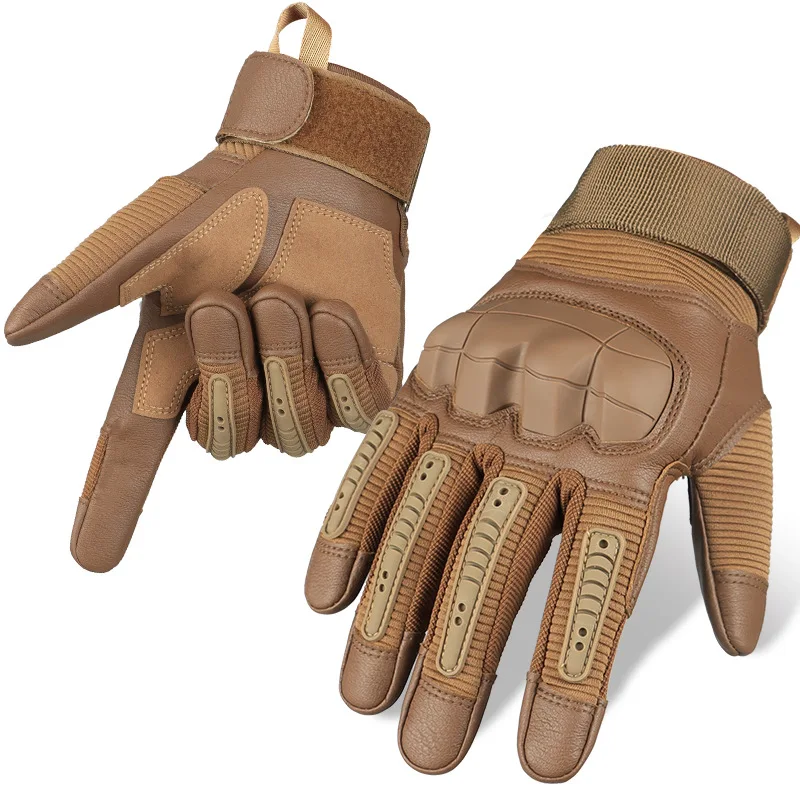 Outdoor Tactical Gloves Touch Screen Hard Shell Non-slip Protective Gear for Sports Hiking Climbing Hunting Cycling Motorcycle