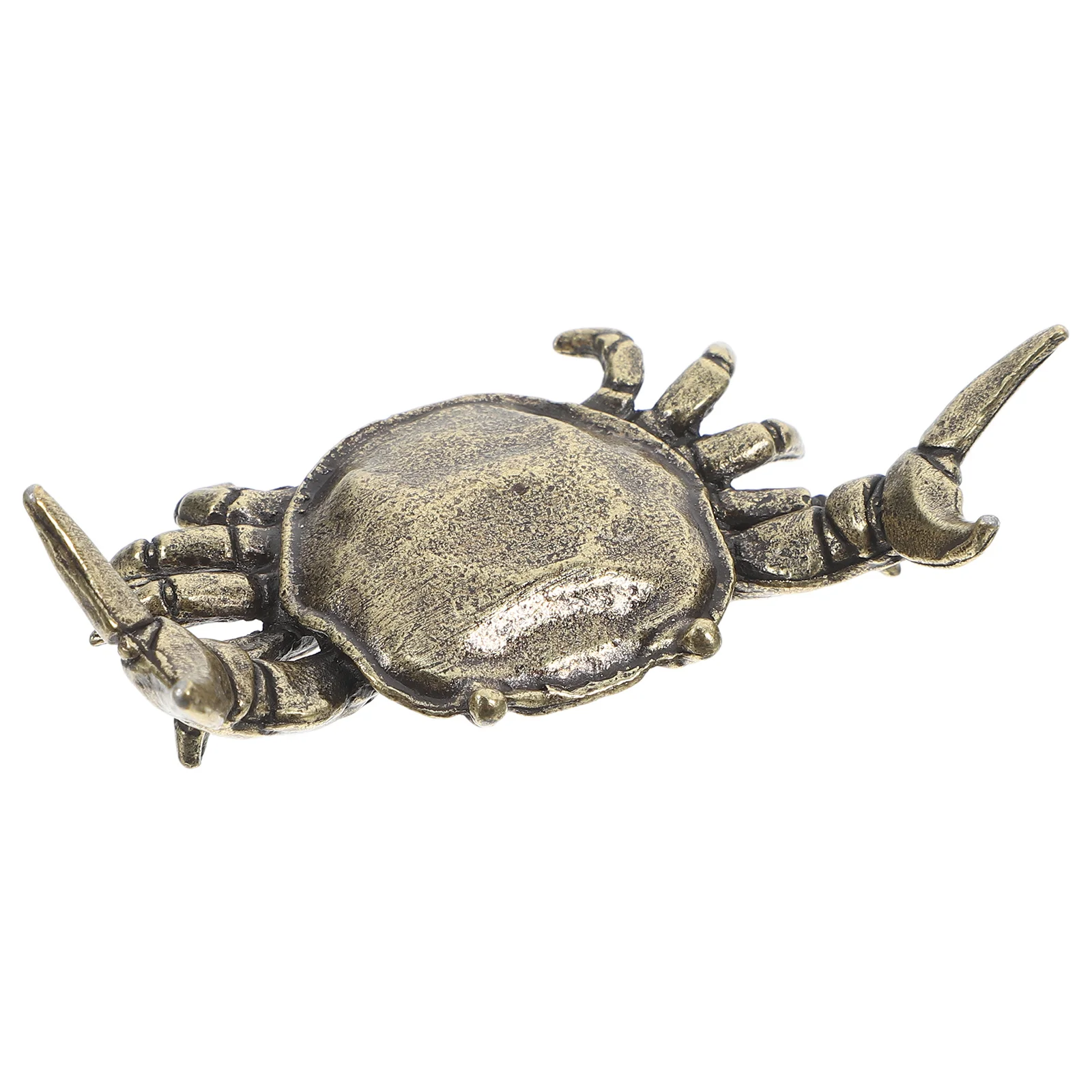 خمر السلطعون المتعثرة النحاس كراب مكتب حلية حامل قلم لمكتب ديكور المنزل المعادن الحيوان مصغرة الديكور #1