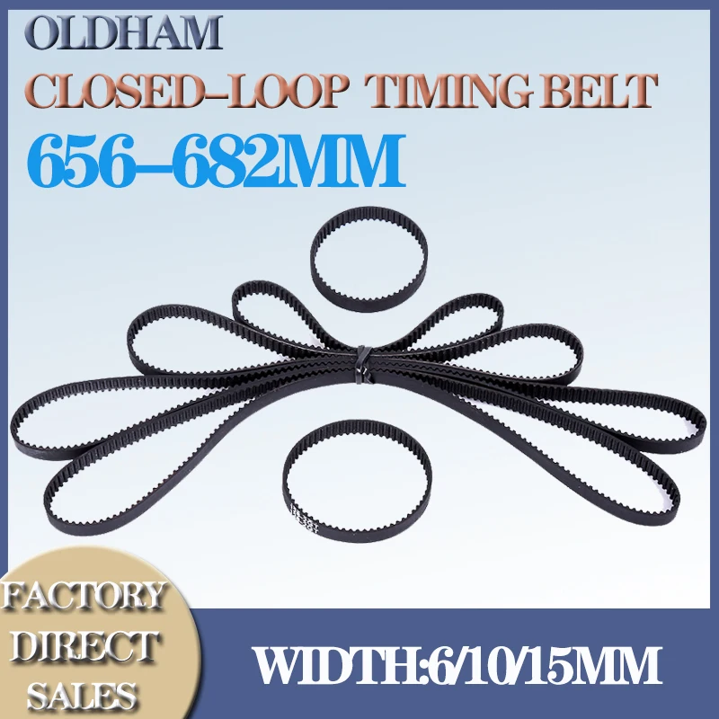 

GT2 Closed Loop Timing Belt Rubber 2GT 6mm 656 658 660 662 664 666 668 670 672 674 676 678 680 682mm Synchronous 3D Printer Part